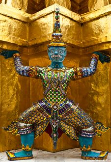 Monkey Warrior In Grand Palace Stock Image Monkey Warrior In Grand Palace Stock Image
