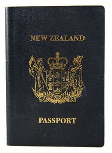 New Zealand Passport - Old Style Royalty Free Stock Photography New Zealand Passport - Old Style Royalty Free Stock Photography