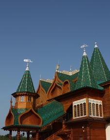 Towers Of The Palace Of Tsar Alexei Mikhailovich Stock Photo Towers Of The Palace Of Tsar Alexei Mikhailovich Stock Photo