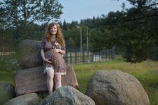 Future Redhead Mom Stock Photography Future Redhead Mom Stock Photography