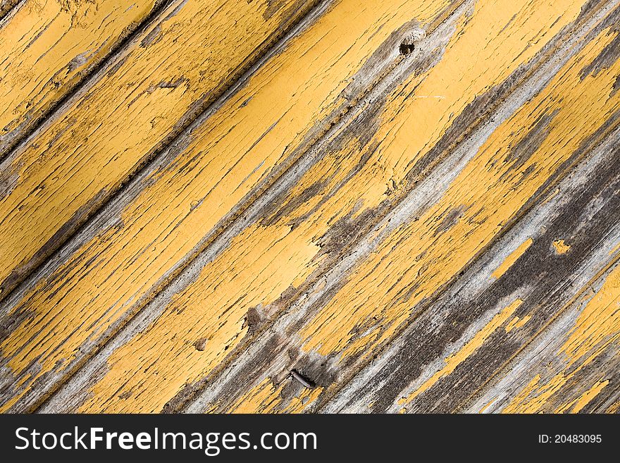 Yellow Wooden Texture