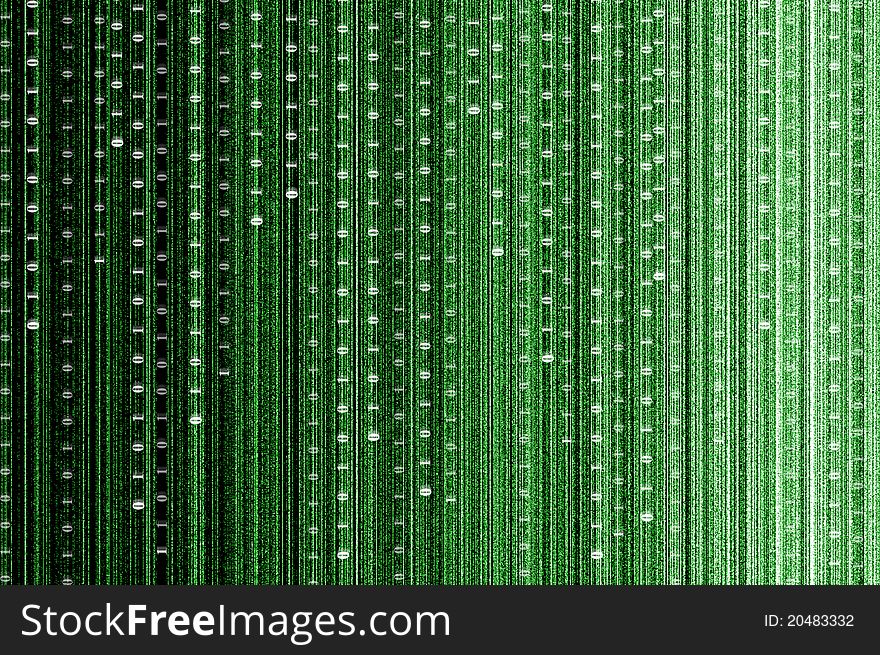 Green matrix background with computer code