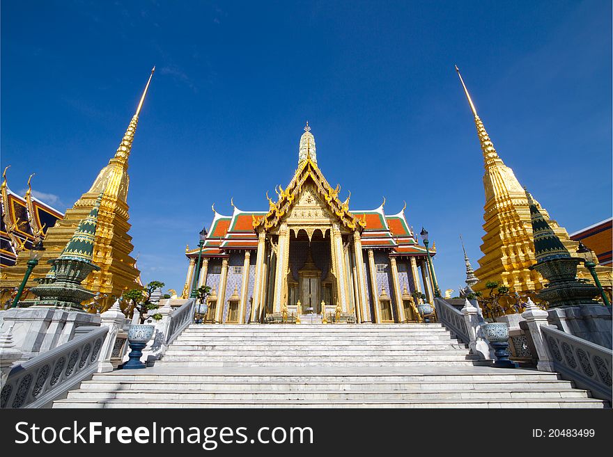 Wat Phra Kaew the Grand Palace in Bangkok, Thailand