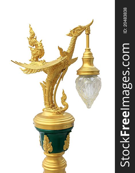 Golden Swan Lamp