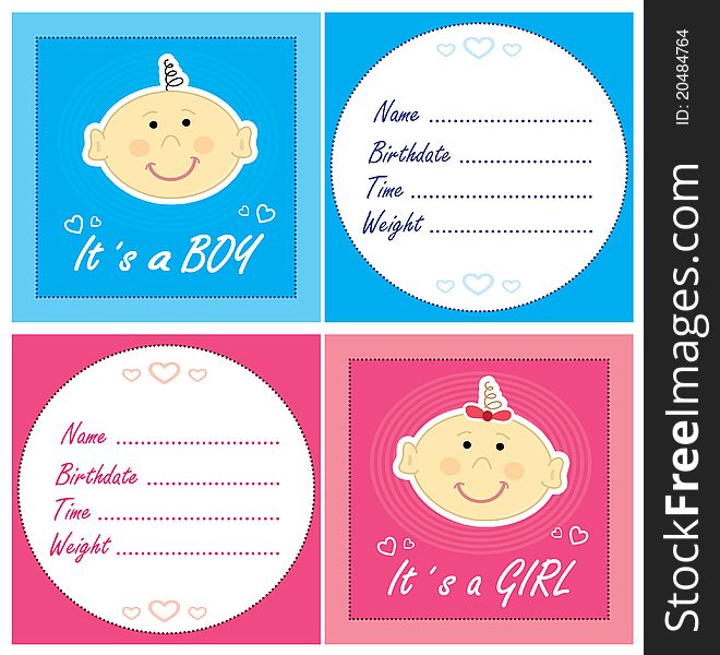 Baby Arrival Cards