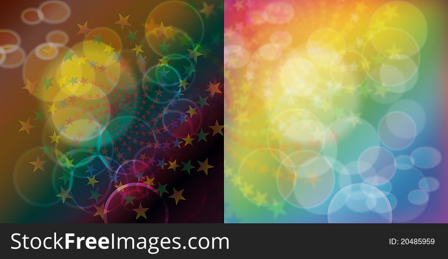 Colorful abstract circles. Vector art. Colorful abstract circles. Vector art