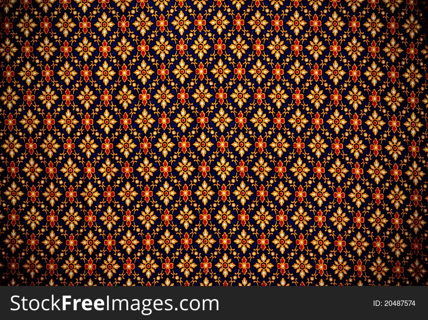 Thai vintage pattern and abstract background. Thai vintage pattern and abstract background.