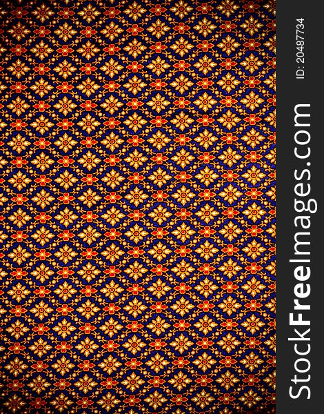 Thai vintage pattern and abstract background. Thai vintage pattern and abstract background.