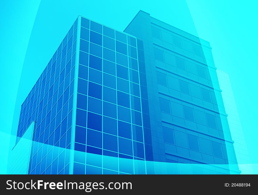 Abstract Building Background