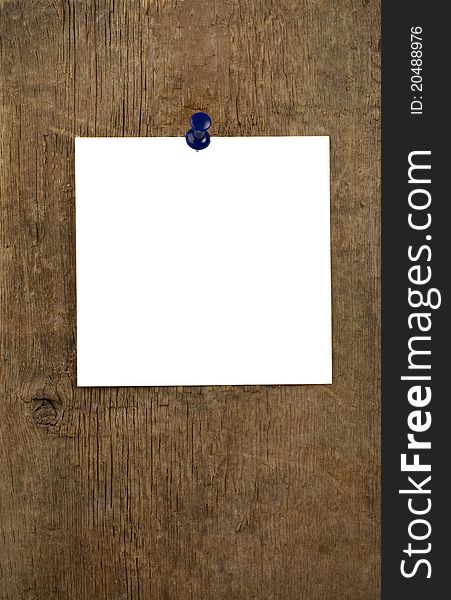 Signboard on wood background texture