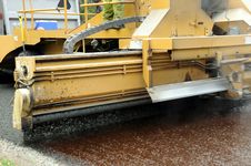 Gravel Spreader Royalty Free Stock Image Gravel Spreader Royalty Free Stock Image