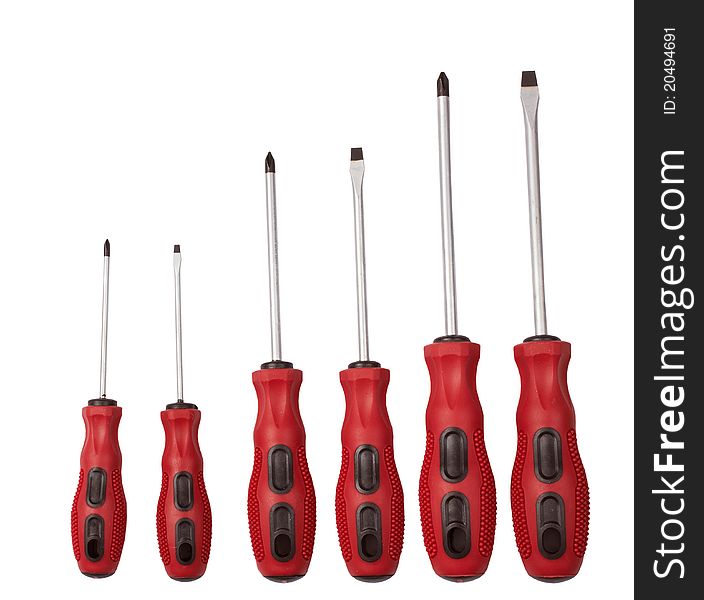 Red screw-drivers