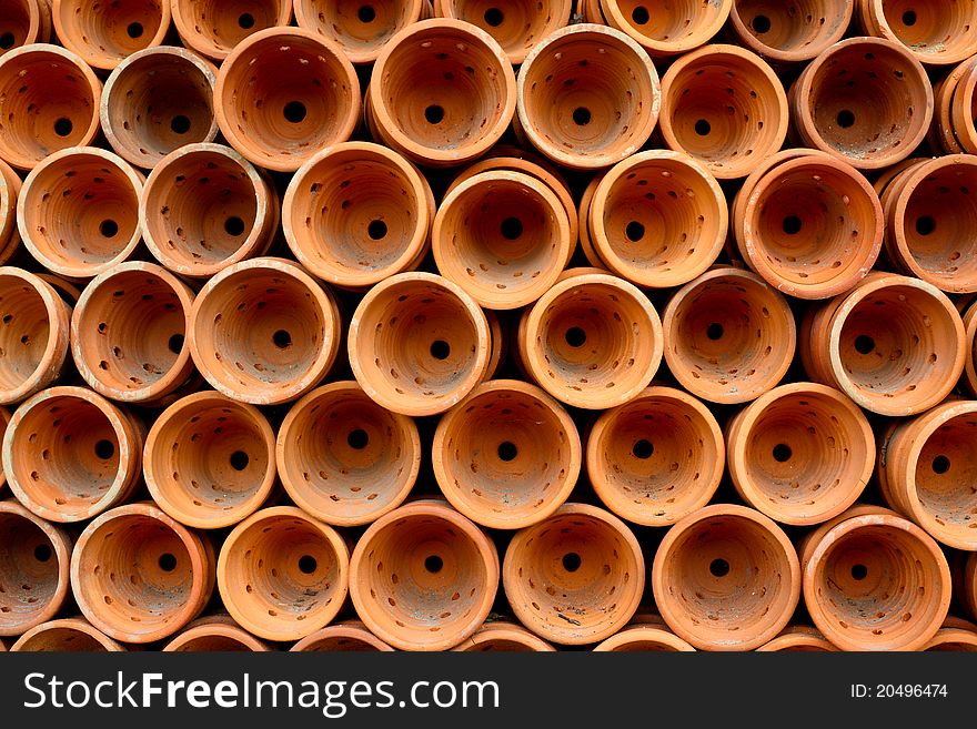 Flowerpot pattern in the market