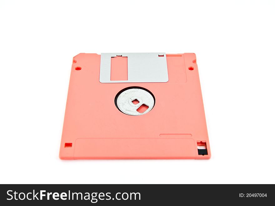 Backside of 3.5 floppy disk. Backside of 3.5 floppy disk.