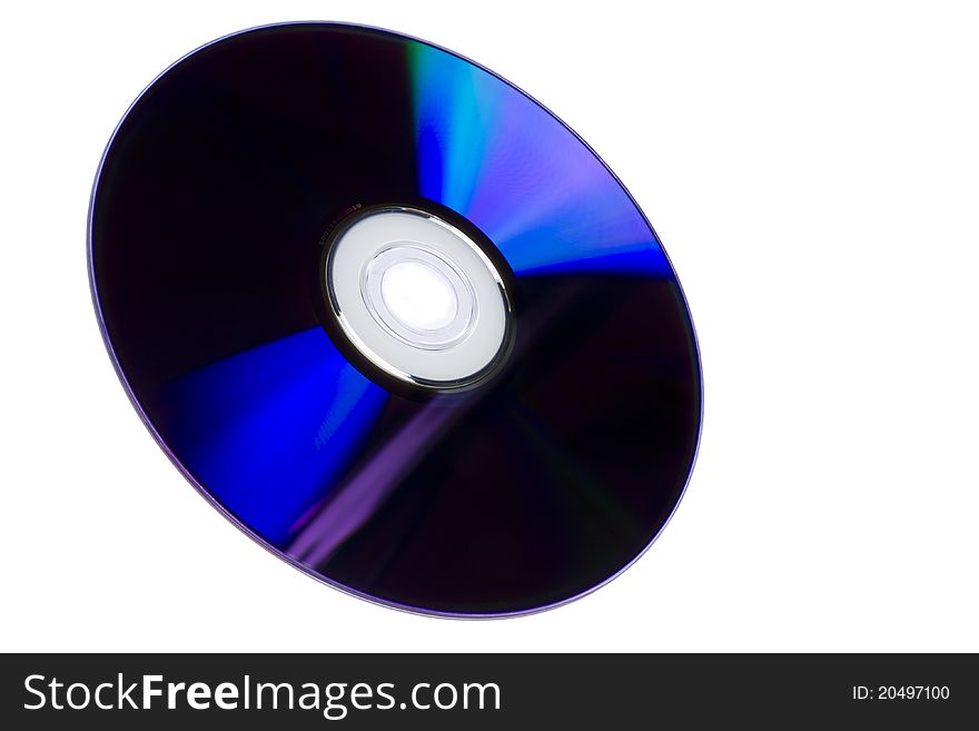 Blue DVD Disc Surface