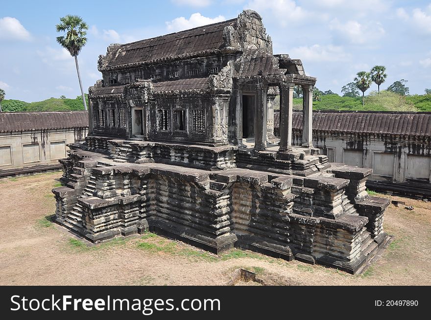 A building in the territory of Angkor Wat, Cambodia, which according to a legend served as a library hundreds of years ago, which later was devastated. A building in the territory of Angkor Wat, Cambodia, which according to a legend served as a library hundreds of years ago, which later was devastated.