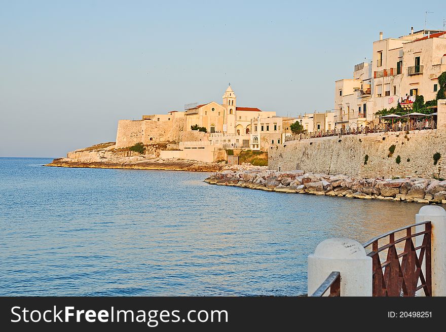 Vieste is a town in the province of Foggia, in the Apulia region of southeast Italy. Vieste is a town in the province of Foggia, in the Apulia region of southeast Italy.
