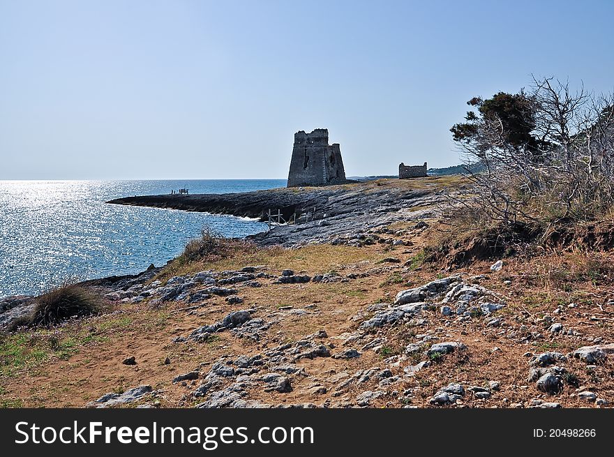 Bay of Sfinale, in Apulia, Italy.