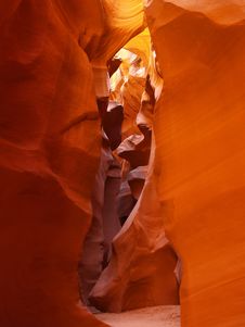The Lower Antelope Slot Canyon Near Page In Arizona Royalty Free Stock Photography The Lower Antelope Slot Canyon Near Page In Arizona Royalty Free Stock Photography