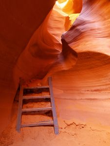 The Lower Antelope Slot Canyon Near Page In Arizona Royalty Free Stock Image The Lower Antelope Slot Canyon Near Page In Arizona Royalty Free Stock Image