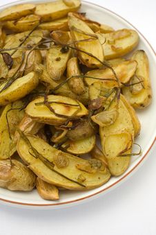 Potatoes Roasted Fingerling Royalty Free Stock Image Potatoes Roasted Fingerling Royalty Free Stock Image