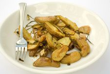 Potatoes Roasted Fingerling Royalty Free Stock Images Potatoes Roasted Fingerling Royalty Free Stock Images