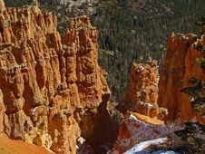 The Bryce Canyon National Park, Utah Royalty Free Stock Images