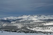 Winter In The Mountains Royalty Free Stock Images Winter In The Mountains Royalty Free Stock Images