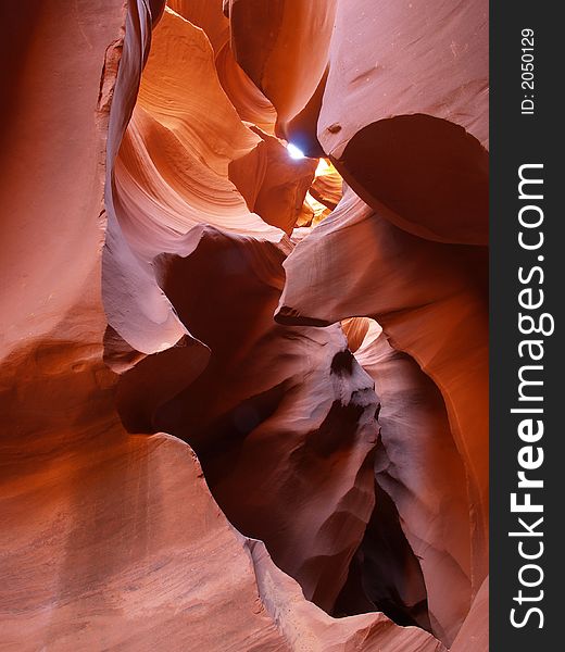 The Lower Antelope Slot Canyon Near Page  In  Arizona