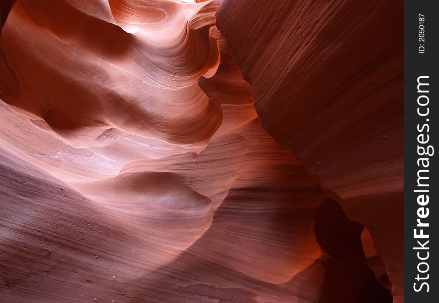 The Lower Antelope Slot Canyon Near Page  In  Arizona