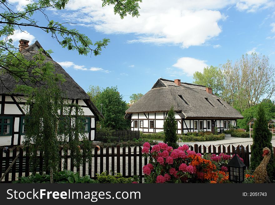 Traditional Cottages, Checked Walls.