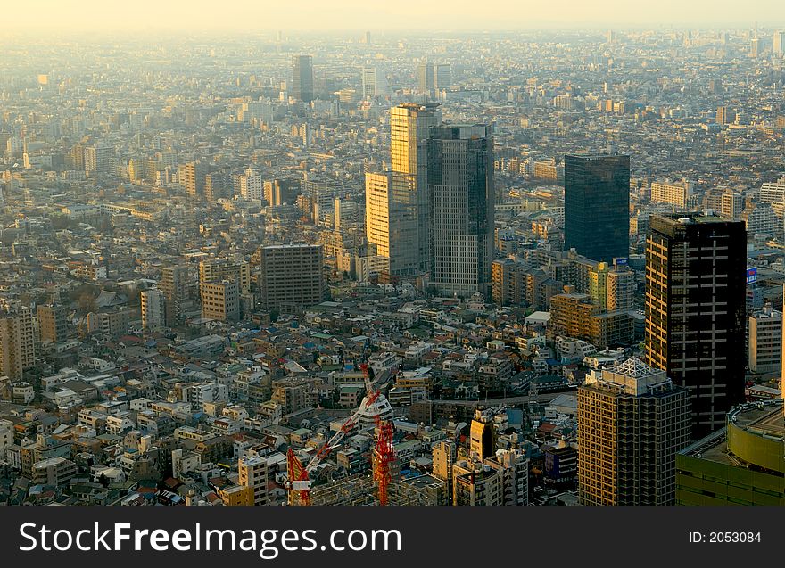 Skyscrapers. Tokyo