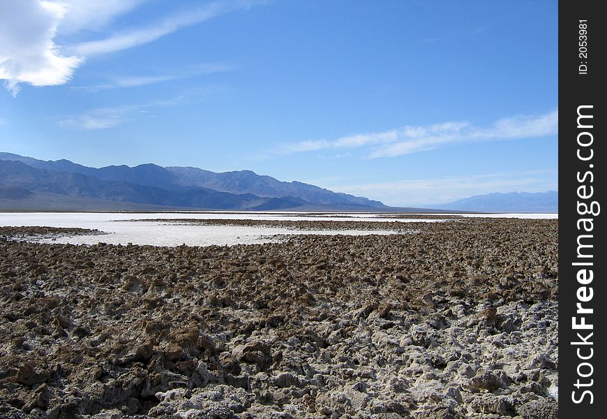 Badwater Basin at Death Valley