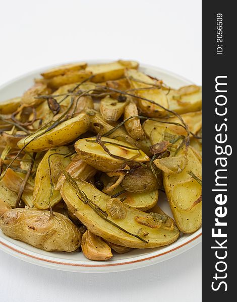 Roasted FIngerling Potatos with Green onions, roasted shallots, and Roasted Garlic,. Roasted FIngerling Potatos with Green onions, roasted shallots, and Roasted Garlic,