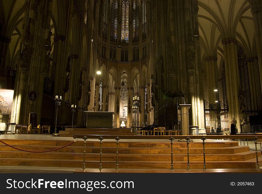 The famous cathedral of Cologne