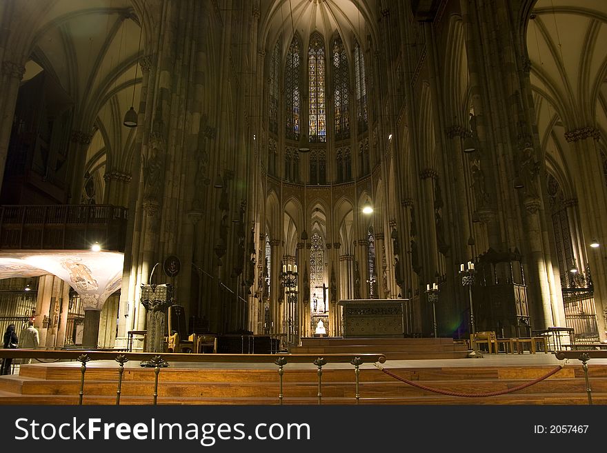 The famous cathedral of Cologne (Kolner Dom)