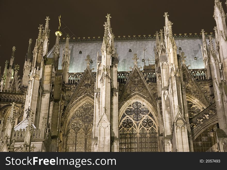 The famous cathedral of Cologne (Kolner Dom)