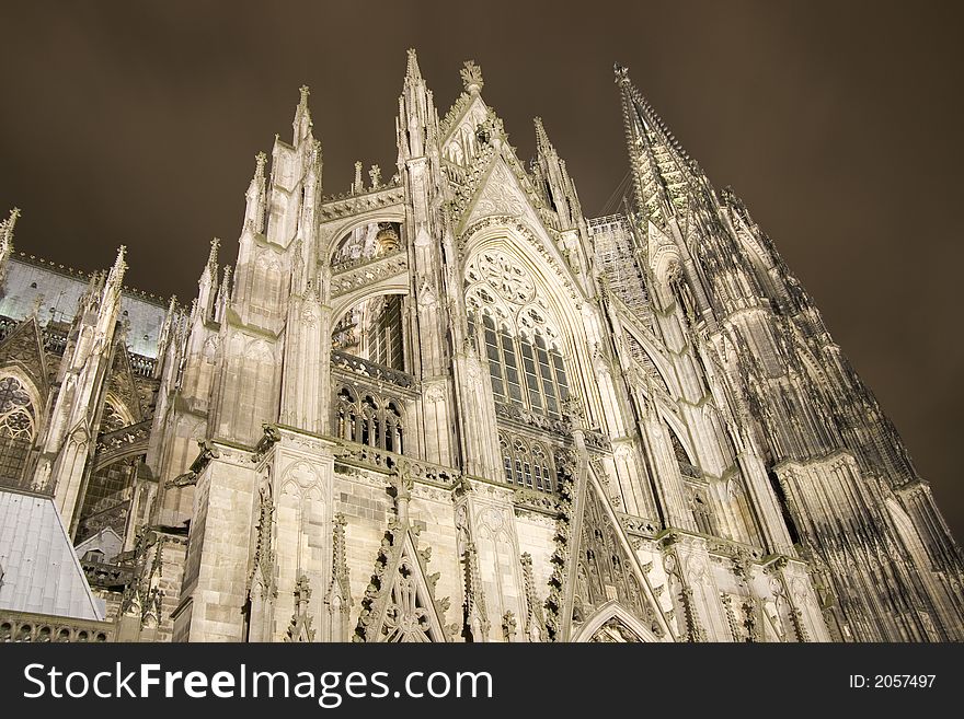 The famous cathedral of Cologne (Kolner Dom)