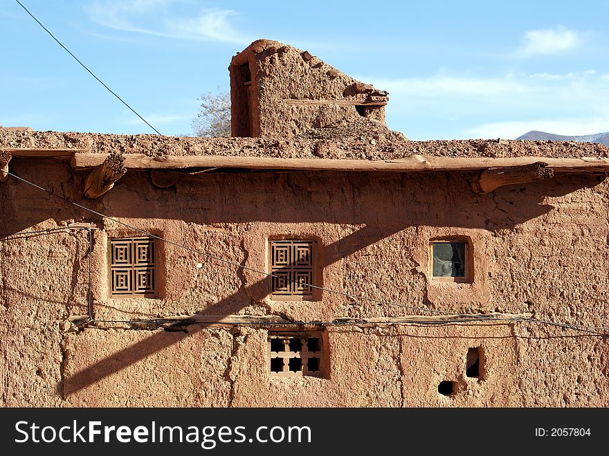 Old house in old village Abyaneh, Iran. Old house in old village Abyaneh, Iran