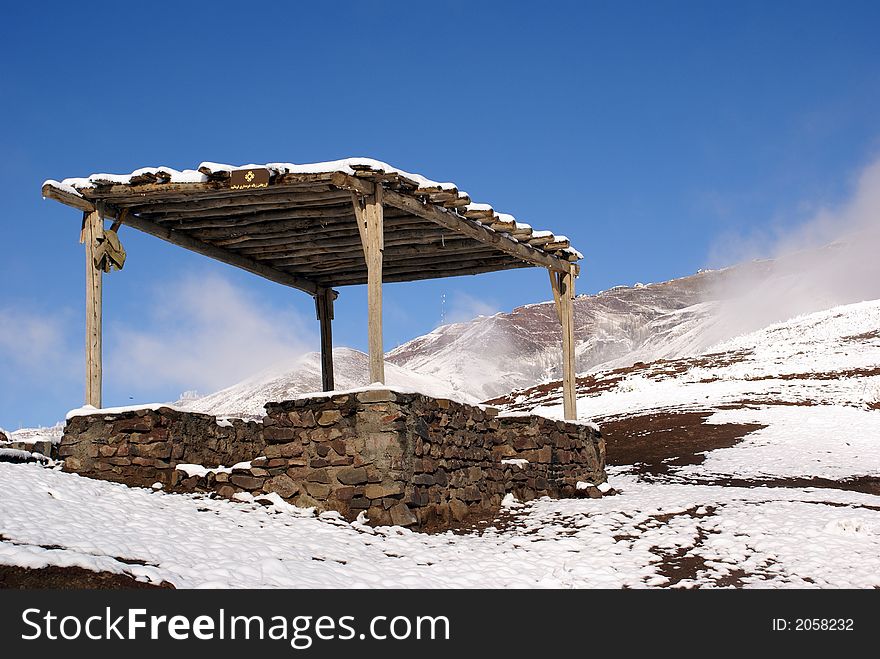 Mountain region near Alamut castle, Iran. Mountain region near Alamut castle, Iran