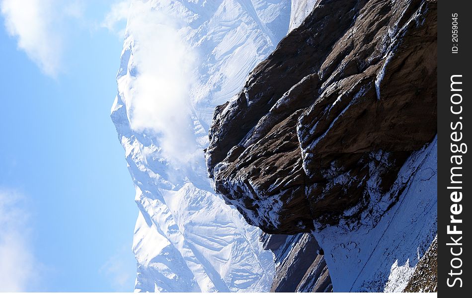 Mountain region near Alamut, West Iran. Mountain region near Alamut, West Iran