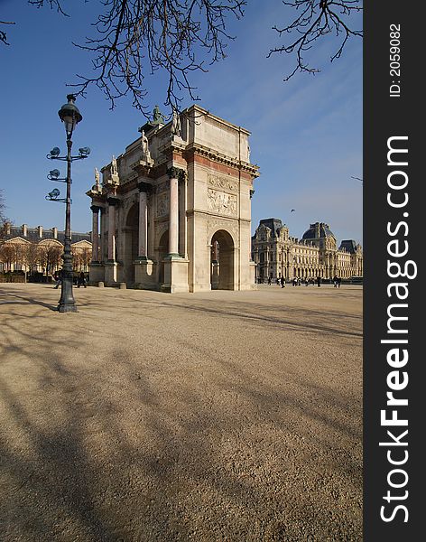 Small arc of  triumph, Paris