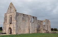 Old Ruins Of A Medieval Cathedral. Royalty Free Stock Photo