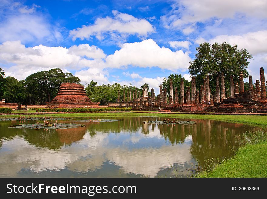 Sukhothai World Heritage Site and the related historical city. Sukhothai World Heritage Site and the related historical city.
