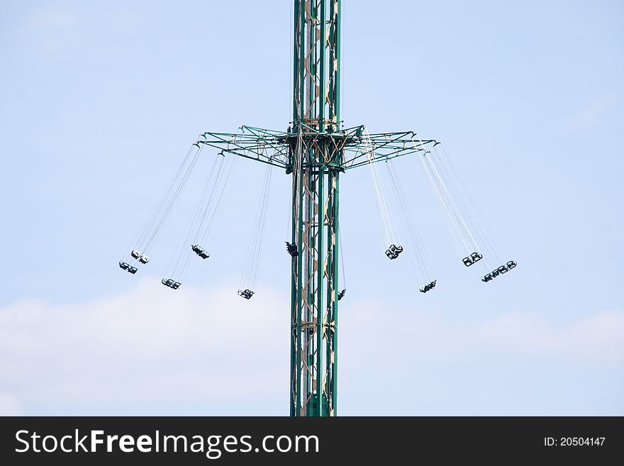 An attraction on tivoli in Copenhagen, Denmark. An attraction on tivoli in Copenhagen, Denmark