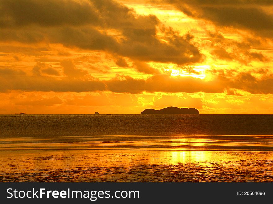 Sunset at Andaman Sea