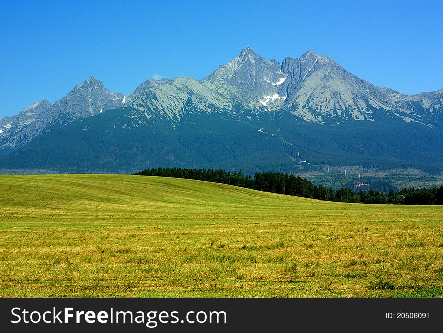 The biggest mountains in Slovakia. The biggest mountains in Slovakia