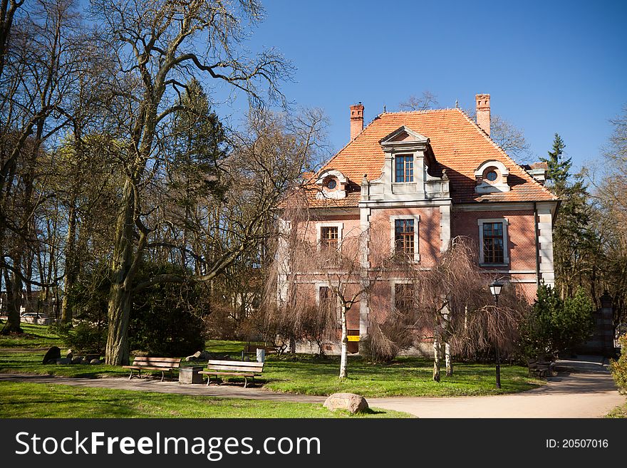 Castle in Goluchow, Poland