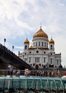 Moscow. Christ The Savior Cathedral Royalty Free Stock Photo Moscow. Christ The Savior Cathedral Royalty Free Stock Photo