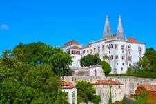The Sintra National Palace Royalty Free Stock Photography The Sintra National Palace Royalty Free Stock Photography